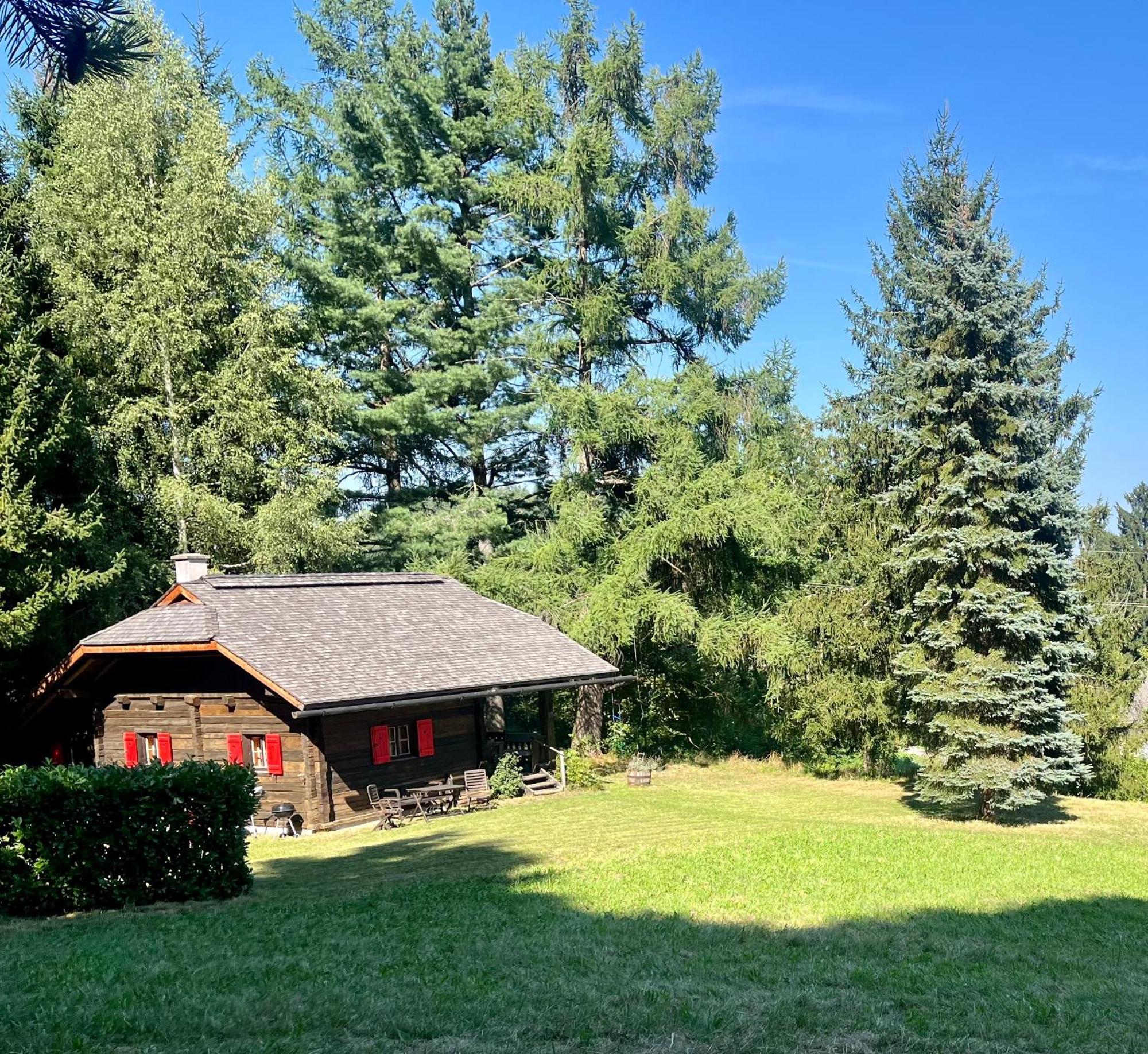 Cozy Log Cabin Near Faaker See Леденицен Экстерьер фото